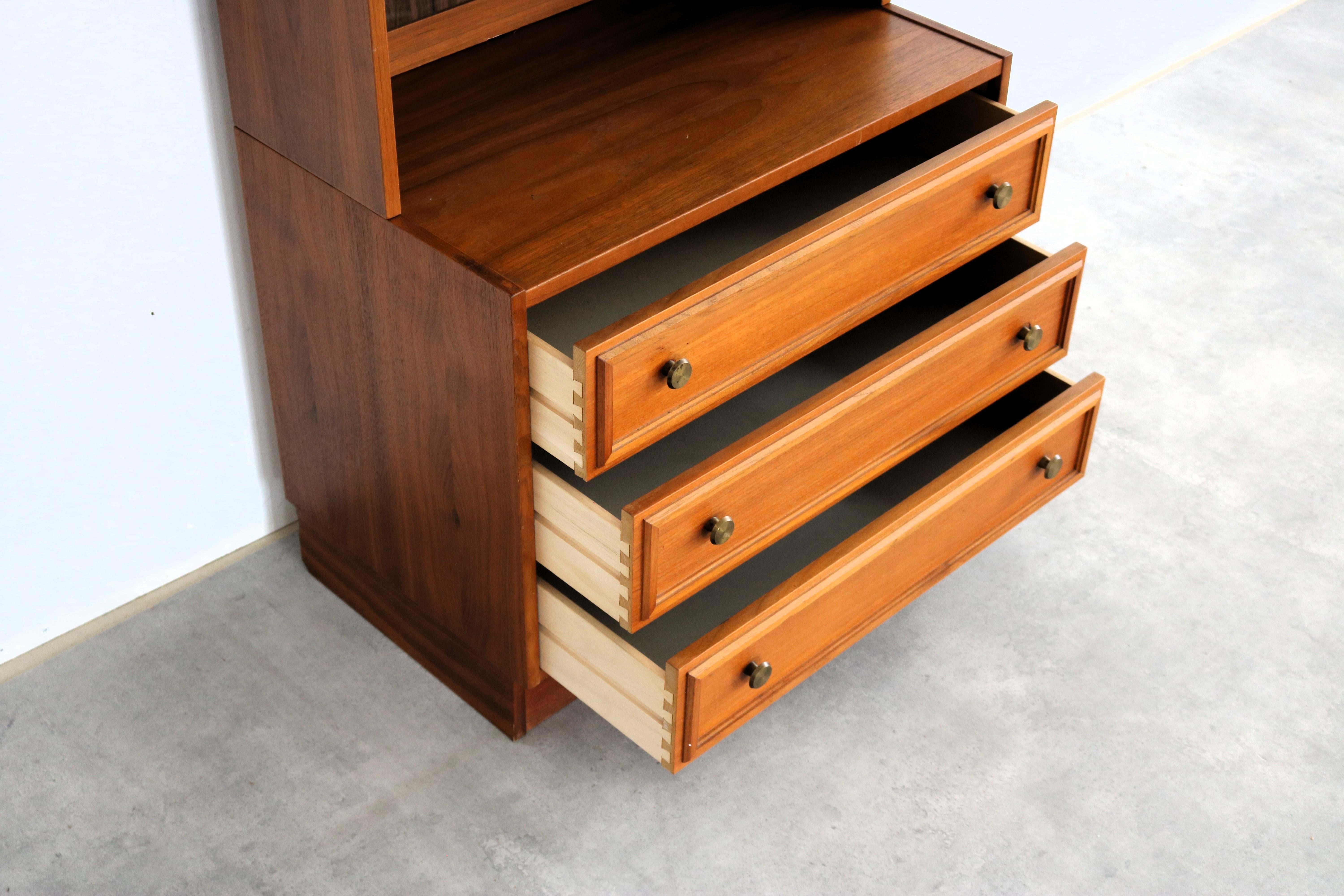credenza vintage  unità a parete  1960s  Svezia in vendita 1