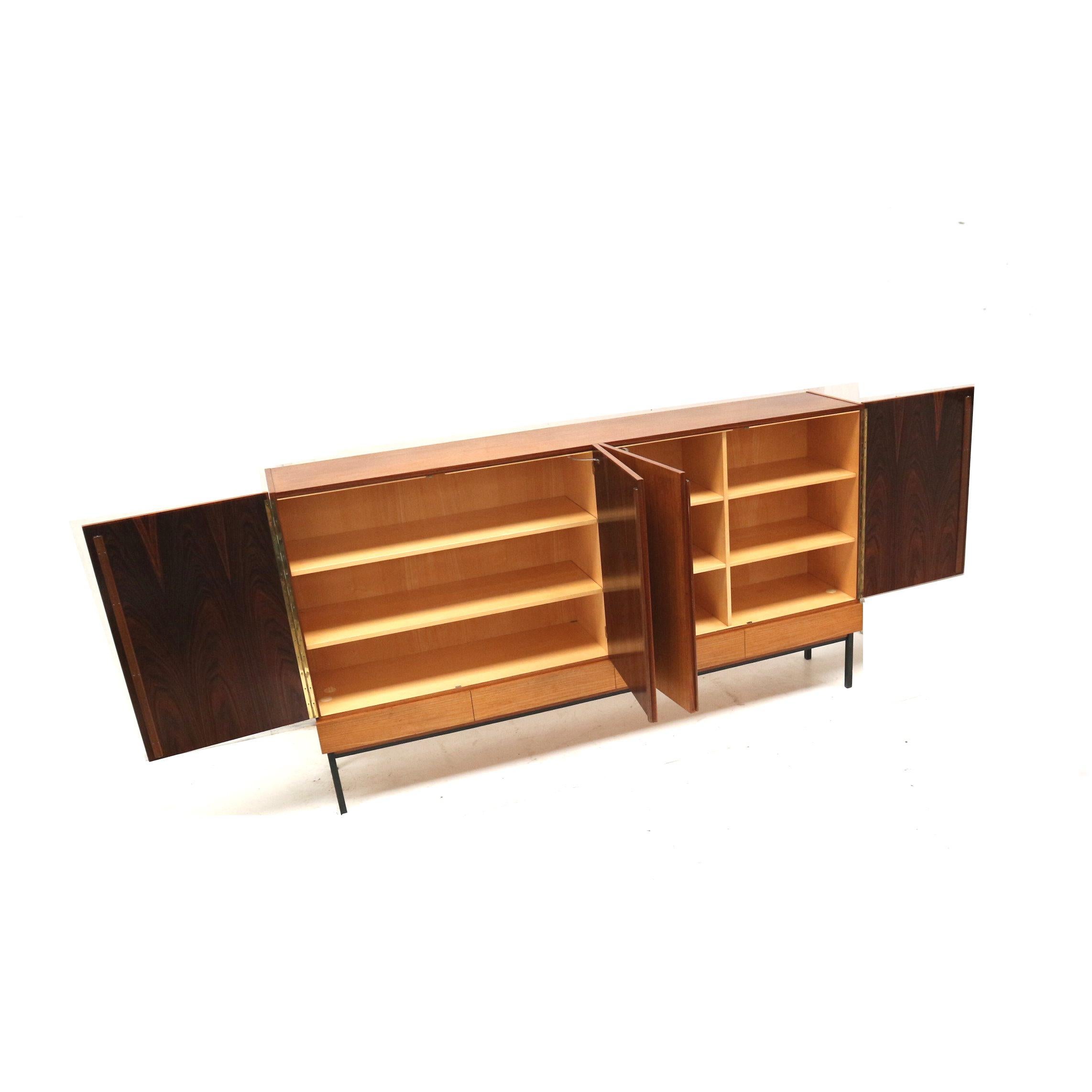 Mid-20th Century Vintage sideboard / wall unit by Dieter Wäckerlin for Behr Model B60 For Sale