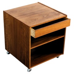 vintage sidetable   side table with drawer  1960s  teak