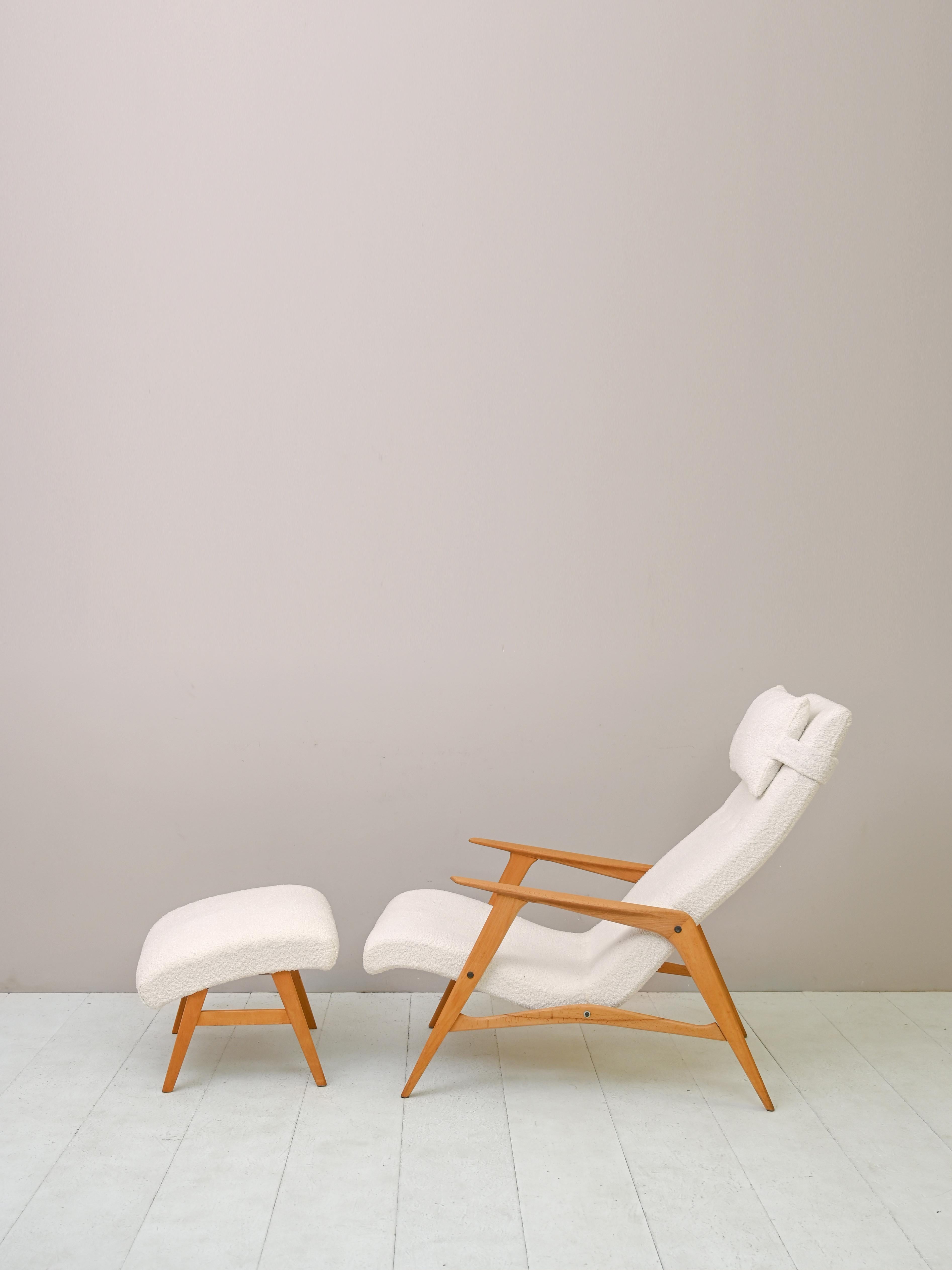 Fabric Vintage Siesta Easy Chair by Joe Möbler For Sale