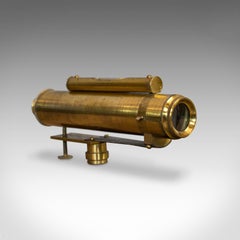 Vintage Sight Level, English, Brass, Handheld Surveyor's Instrument, circa 1930