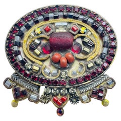 Colgante broche de diseño vintage firmado artesanalmente y hecho a mano