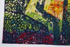 Vintage Signed Aubusson Square Tapestry “Summer Light” by Matégot - Rug & Kilim