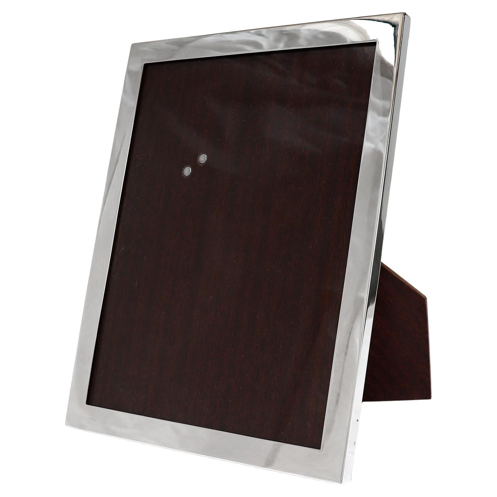 Vintage Signed Cartier Sterling Silver Mid-Century Picture or Photo Frame