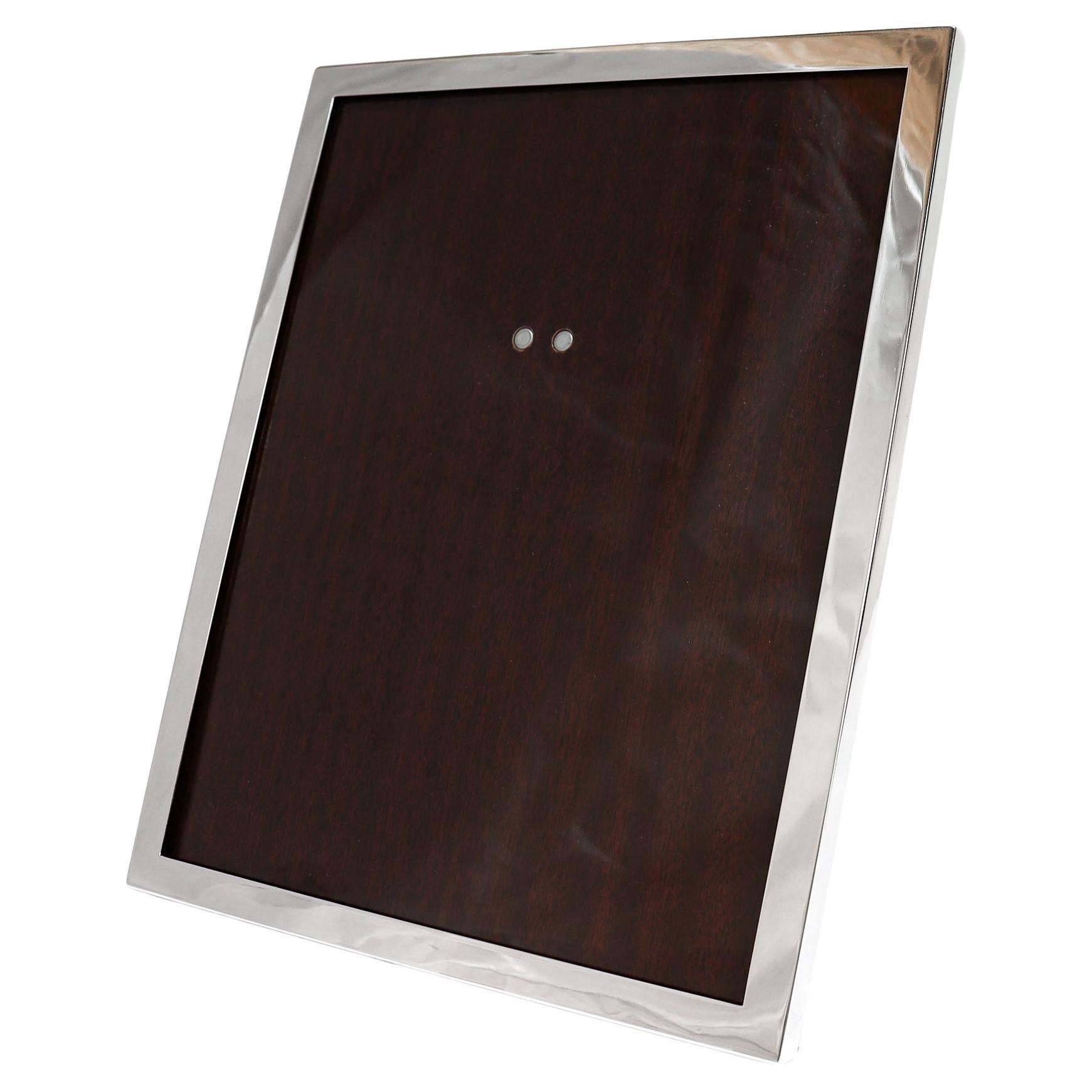 Vintage Signed Cartier Sterling Silver Mid-Century Picture or Photo Frame