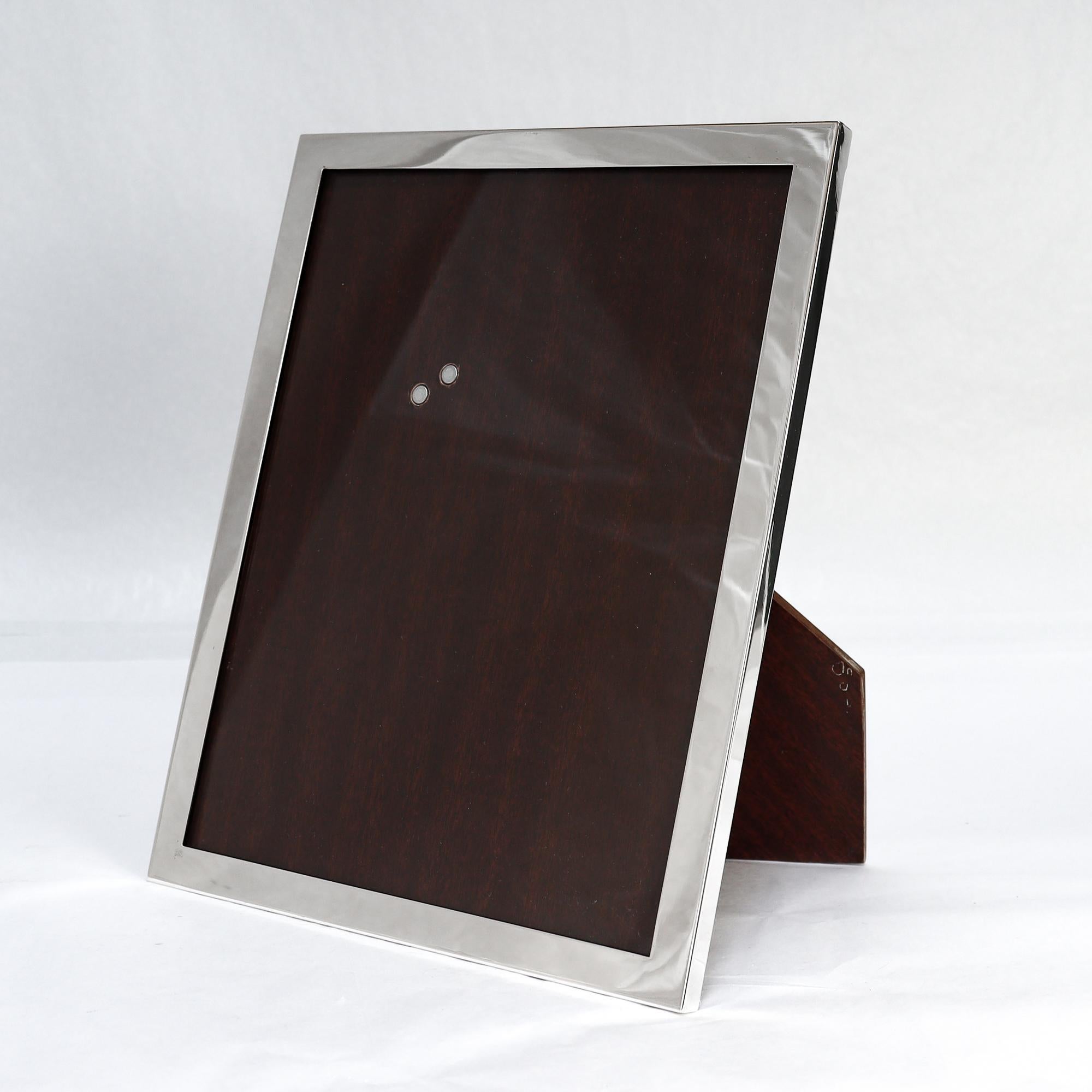 Vintage Signed Cartier Sterling Silver Mid-Century Picture or Photo Frame