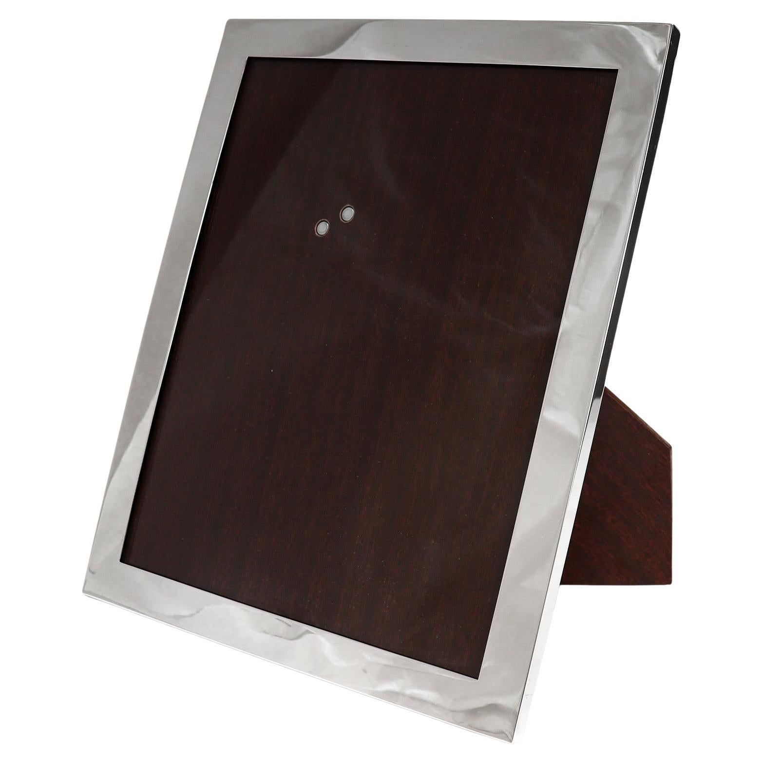 Vintage Signed Cartier Sterling Silver Mid-Century Picture or Photo Frame