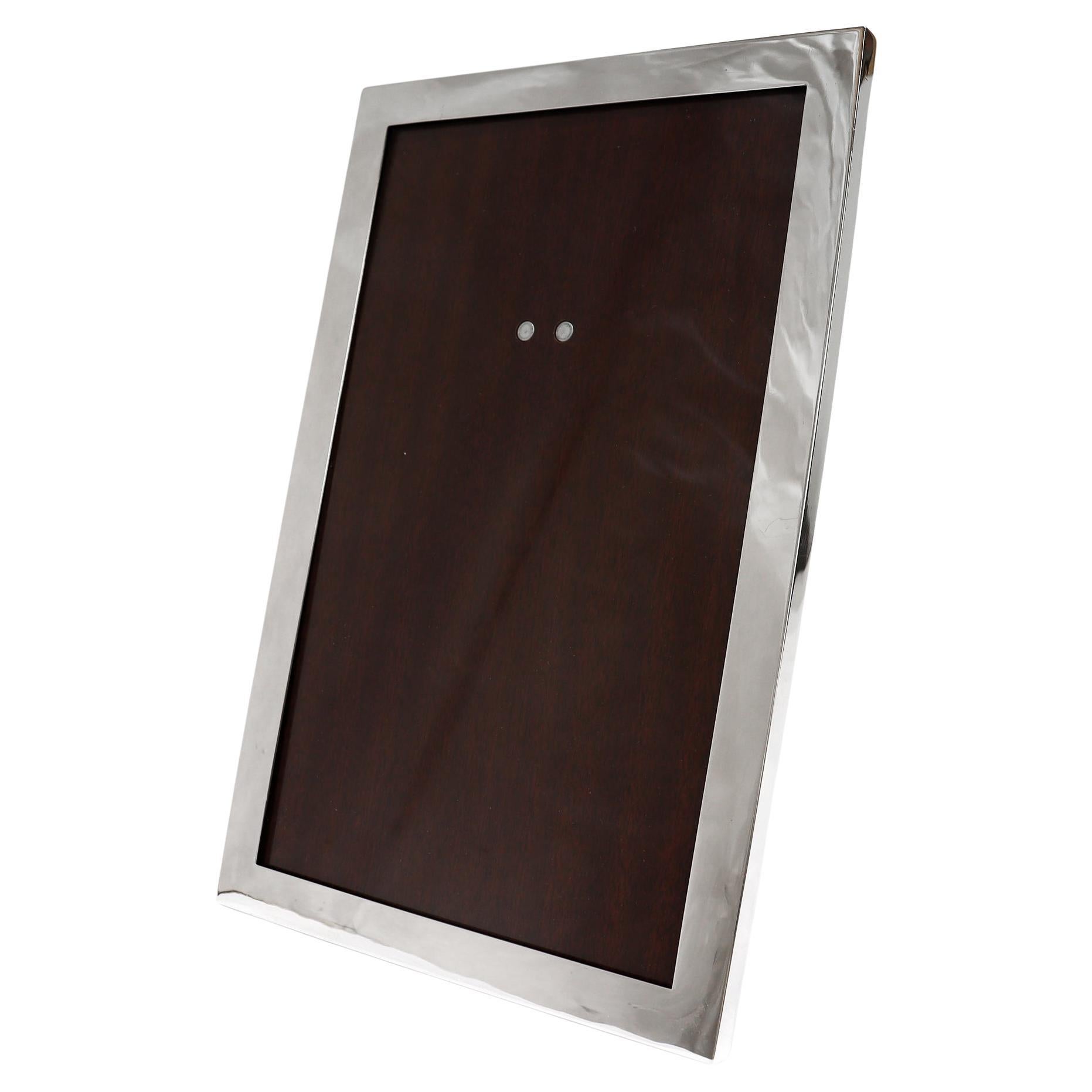 Vintage Signed Cartier Sterling Silver Mid-Century Picture or Photo Frame