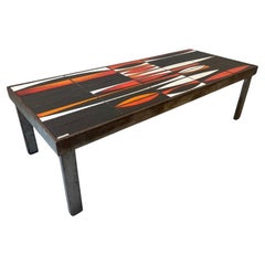 Table basse Navette signée Roger Capron, France, vers les années 1960