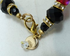 Vintage Signed DeMario Faux Pearl Dangling Earrings