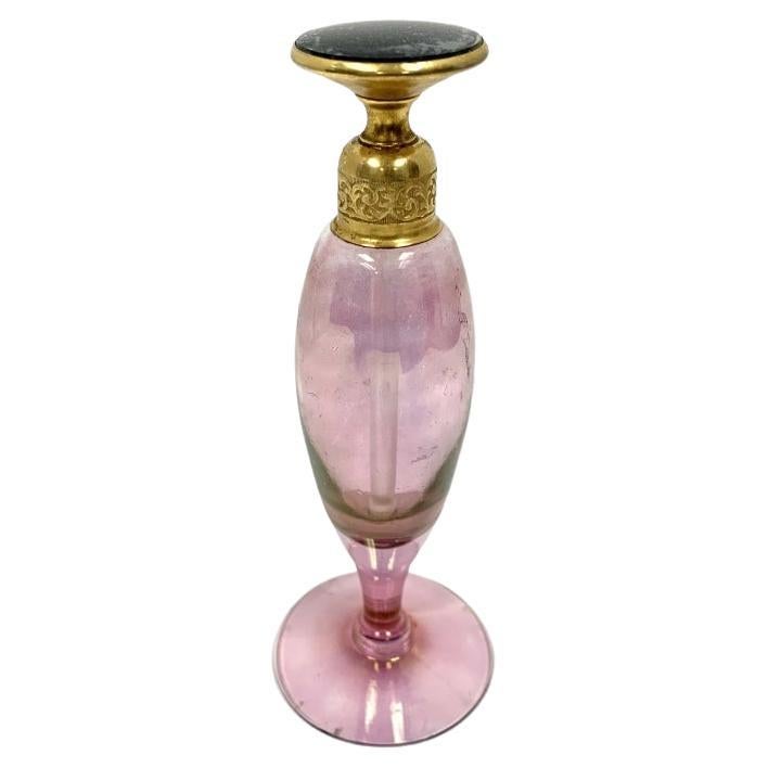 Botella de perfume DeVilbiss vintage firmada