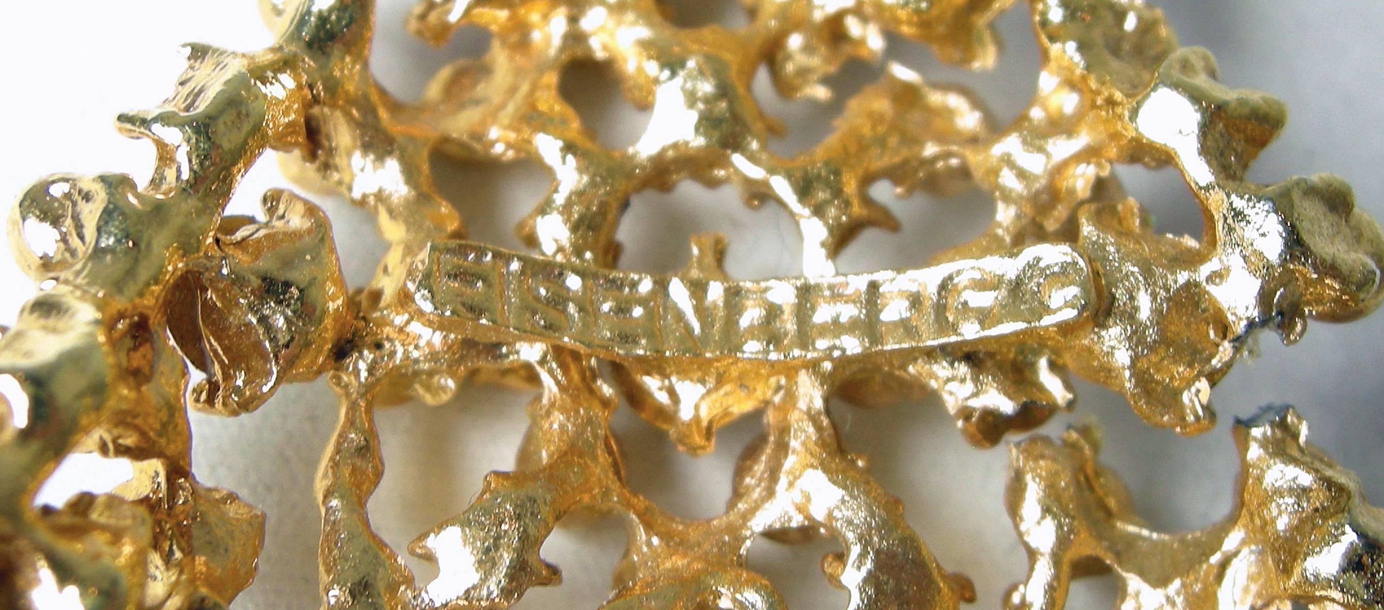 eisenberg christmas tree brooch