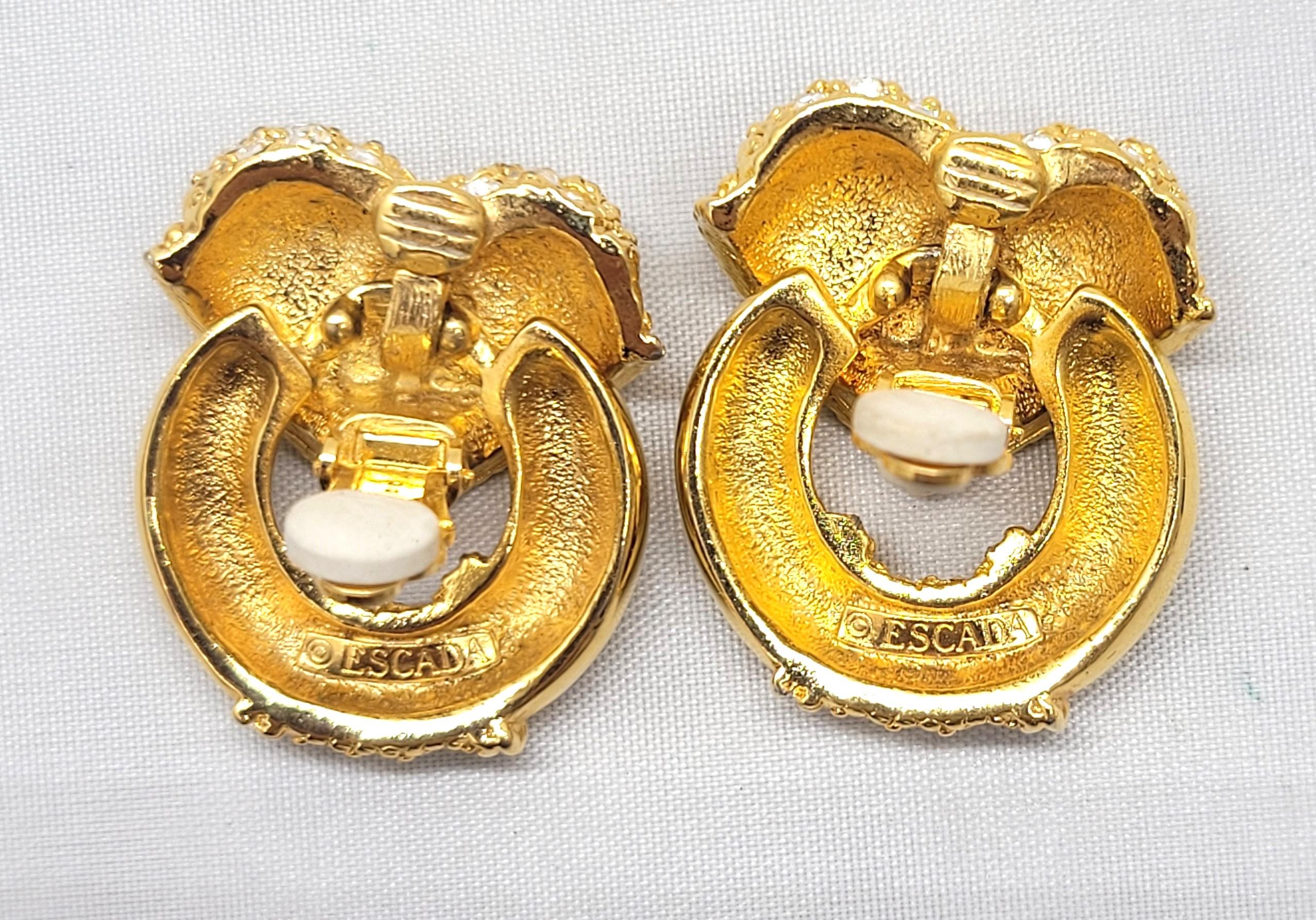 Escada earrings on sale