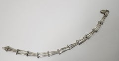 Vintage Signed Italy Sterling Silver Bracelet