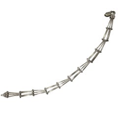 Vintage Signed Italy Sterling Silver Bracelet