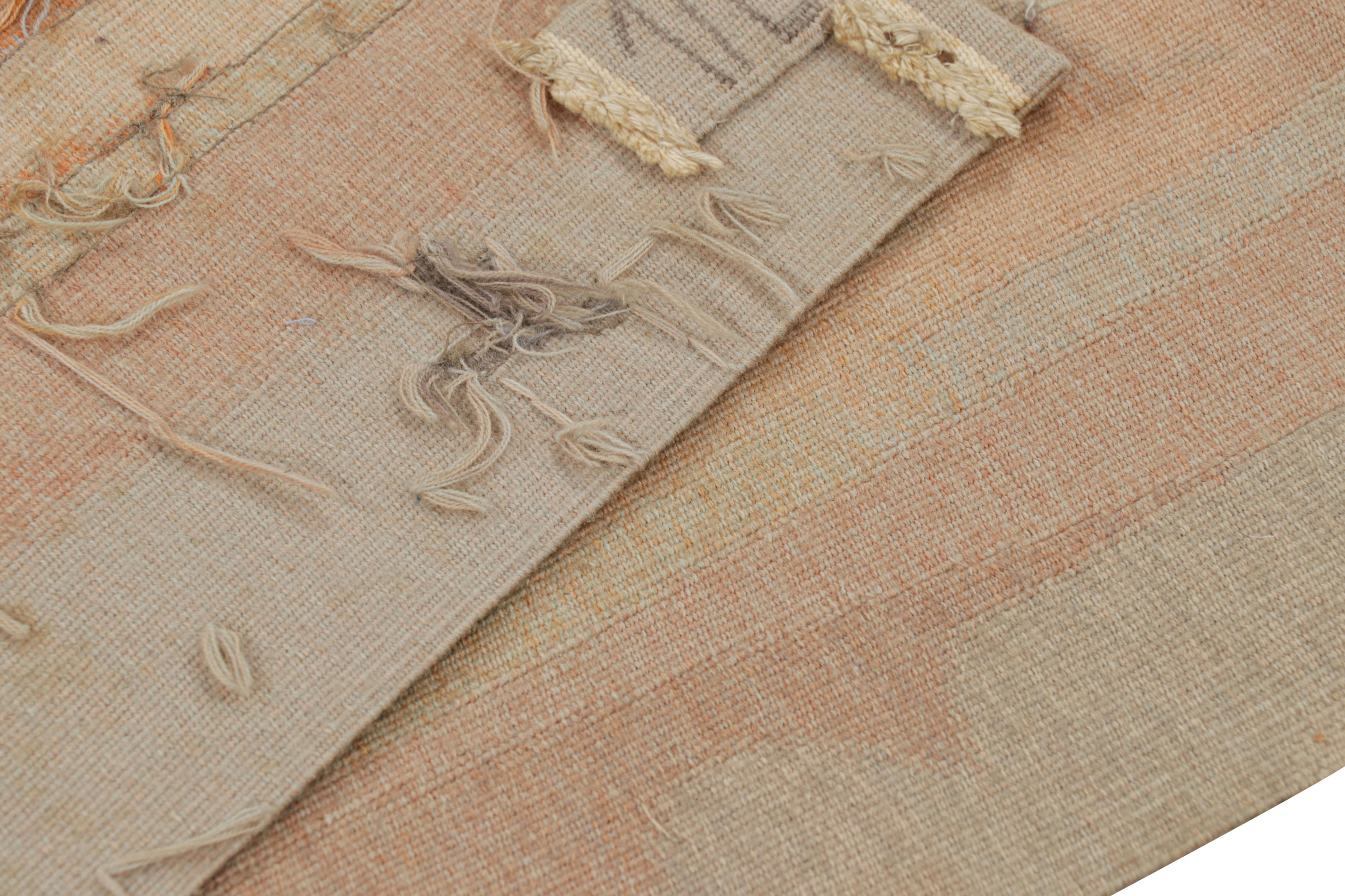 Lana Vintage firmato Jean-Michel Lartigaud Arazzo di Aubusson 