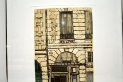 Lithographie vintage signée par Richard Beer