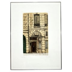 Vintage Signed Lithograph by Richard Beer