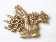 Vintage Signed MMA 1980, Metropolitan Museum of Art Phoenix Brooch-Pendant