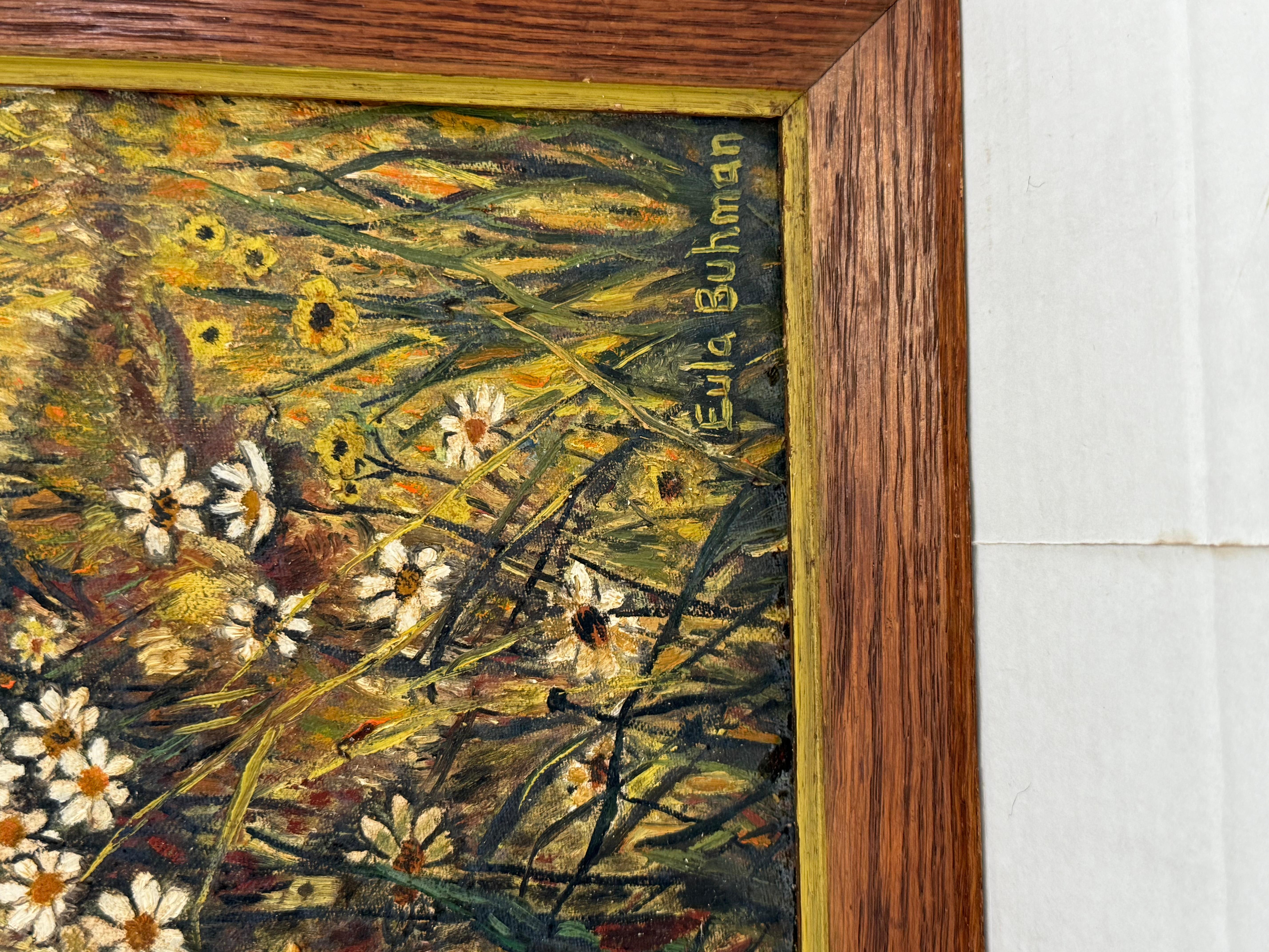 vintage signiertes Gemälde (Ende des 20. Jahrhunderts) im Angebot