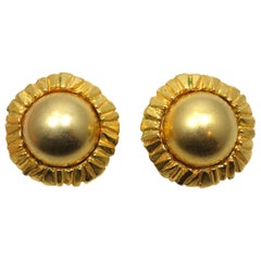 Vintage Signed Poggi Paris Clip Earrings