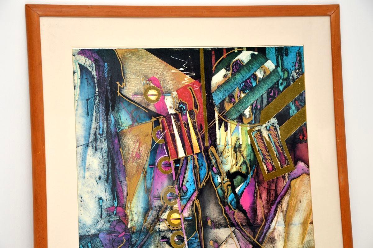 Signierter Vintage-Druck von Robert Kostuck mit dem Titel: Strange Desires (Moderne der Mitte des Jahrhunderts) im Angebot
