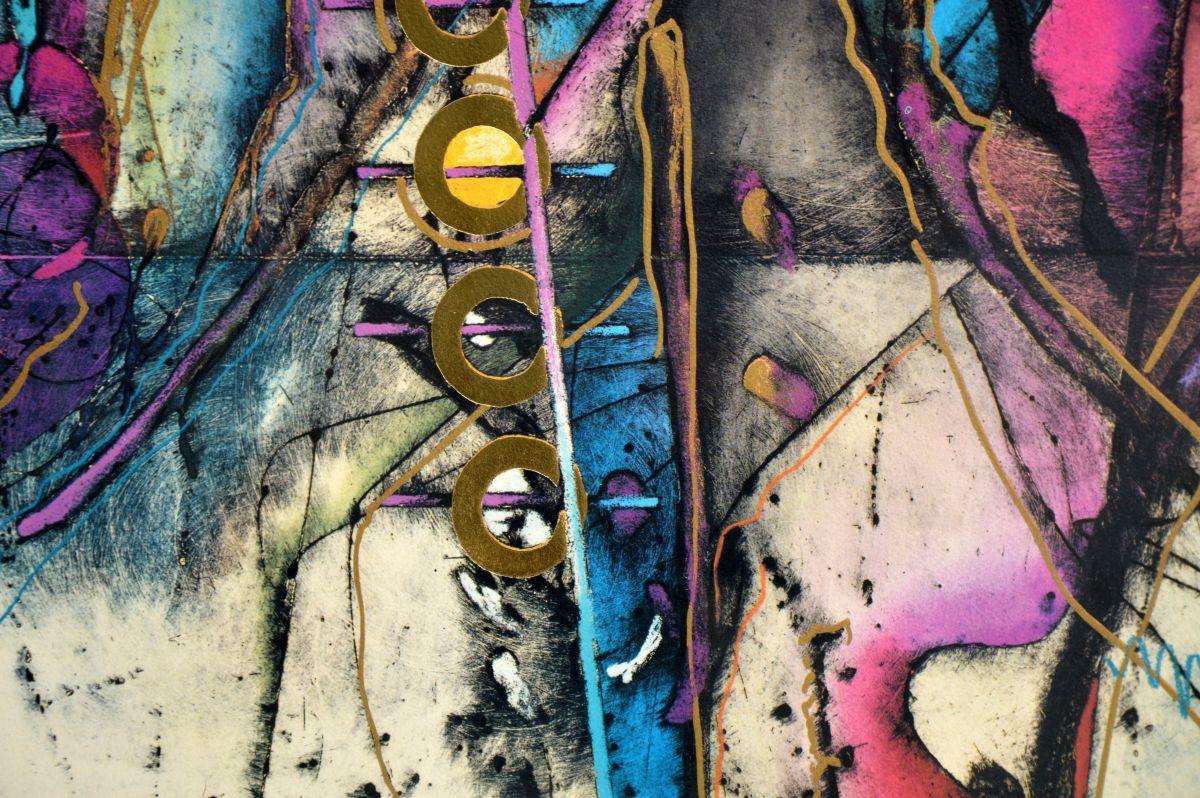 Signierter Vintage-Druck von Robert Kostuck mit dem Titel: Strange Desires (Papier) im Angebot