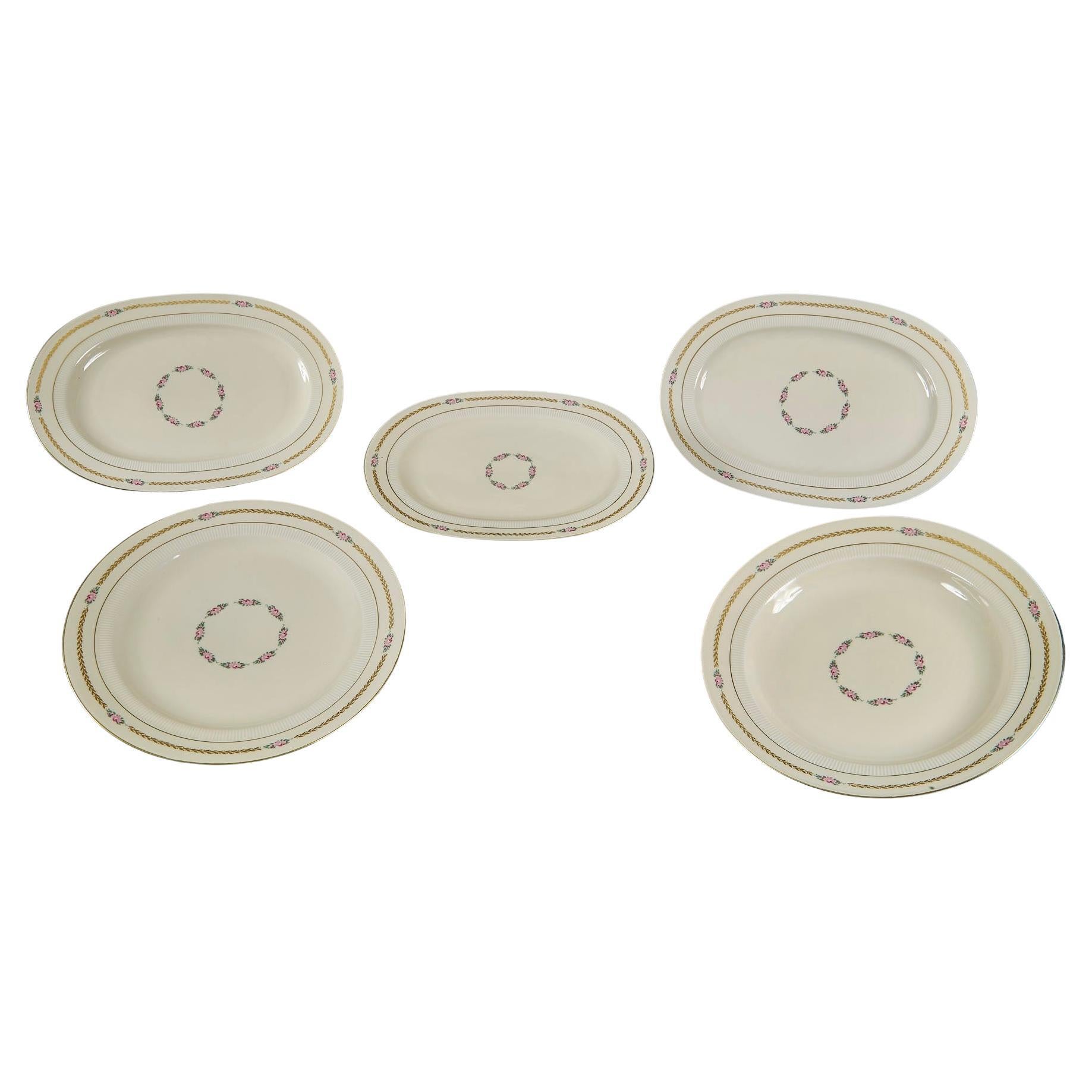 Vintage Signed Scherzer Set Porcelain Tableware For Sale