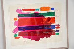 Vintage Signed Screen Print by Albert Irvin Titled: Prince Consort