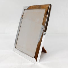 Vintage Signé Tiffany & Co. Cadre de photo ou de tableau du milieu du siècle en argent sterling