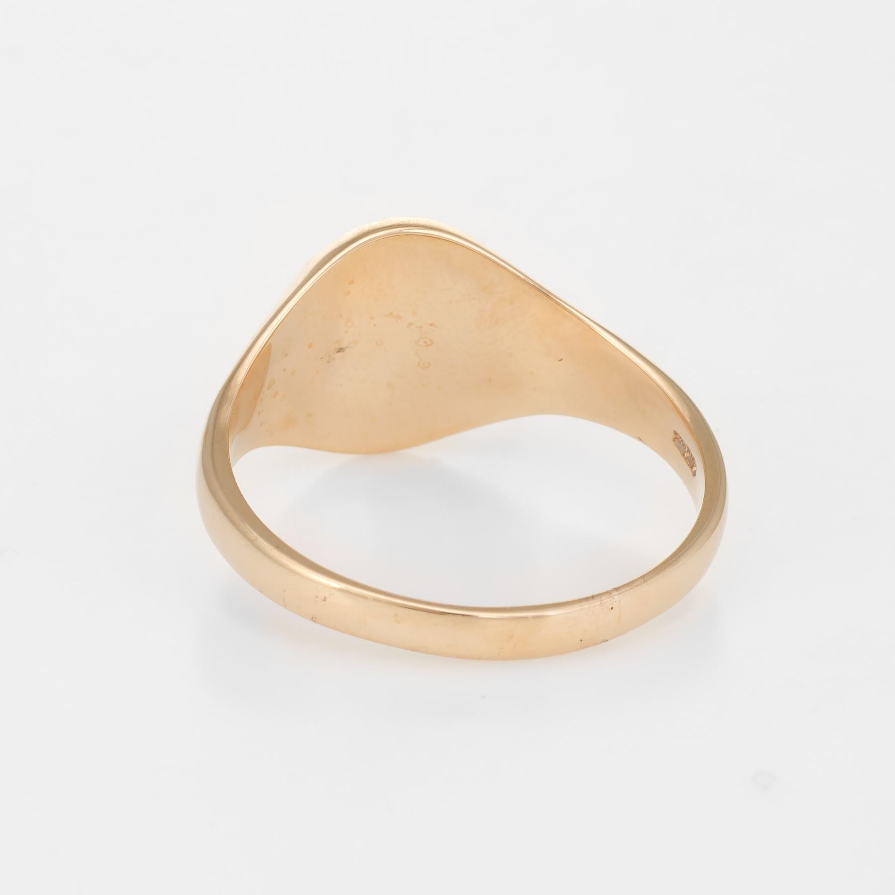 welsh feathers signet ring