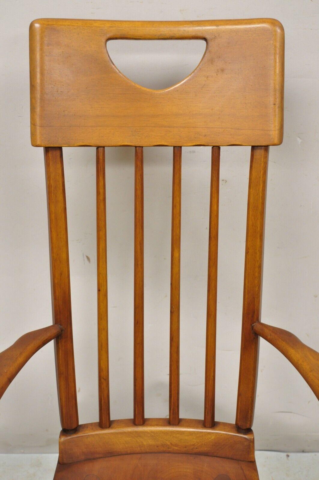 antique solid wood rocking chair