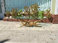 Vintage Silas Seandel Brutalist Coffee Table