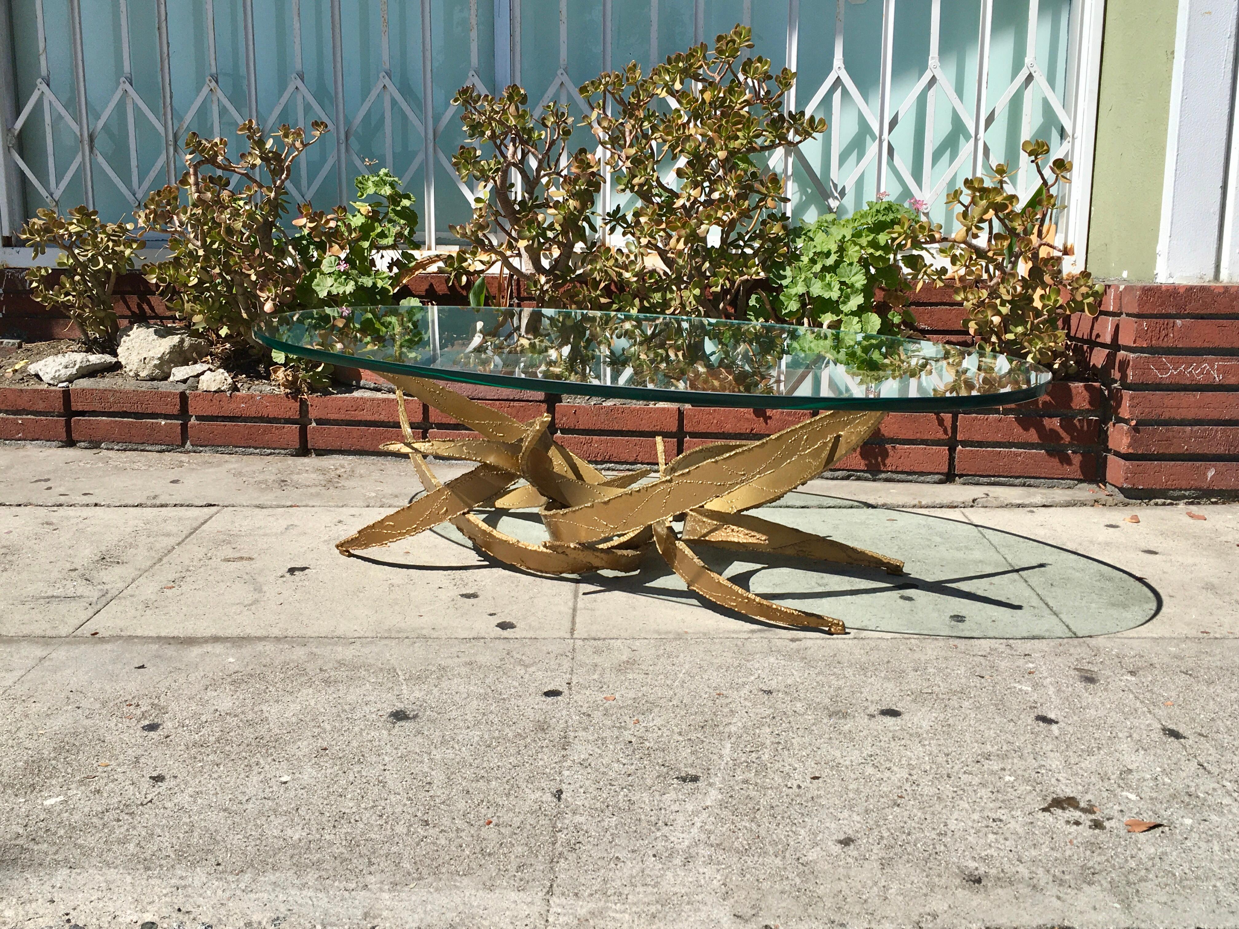 Vintage Silas Seandel Brutalist Coffee Table In Good Condition In North Hollywood, CA