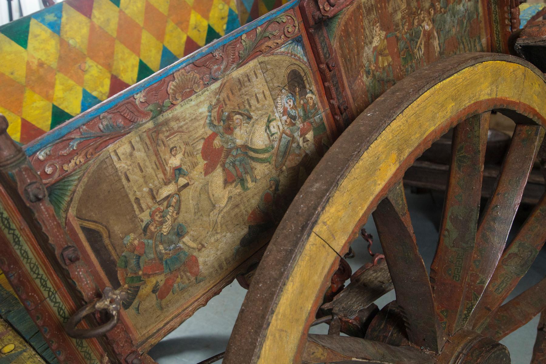 Italian Vintage Sicilian Cart