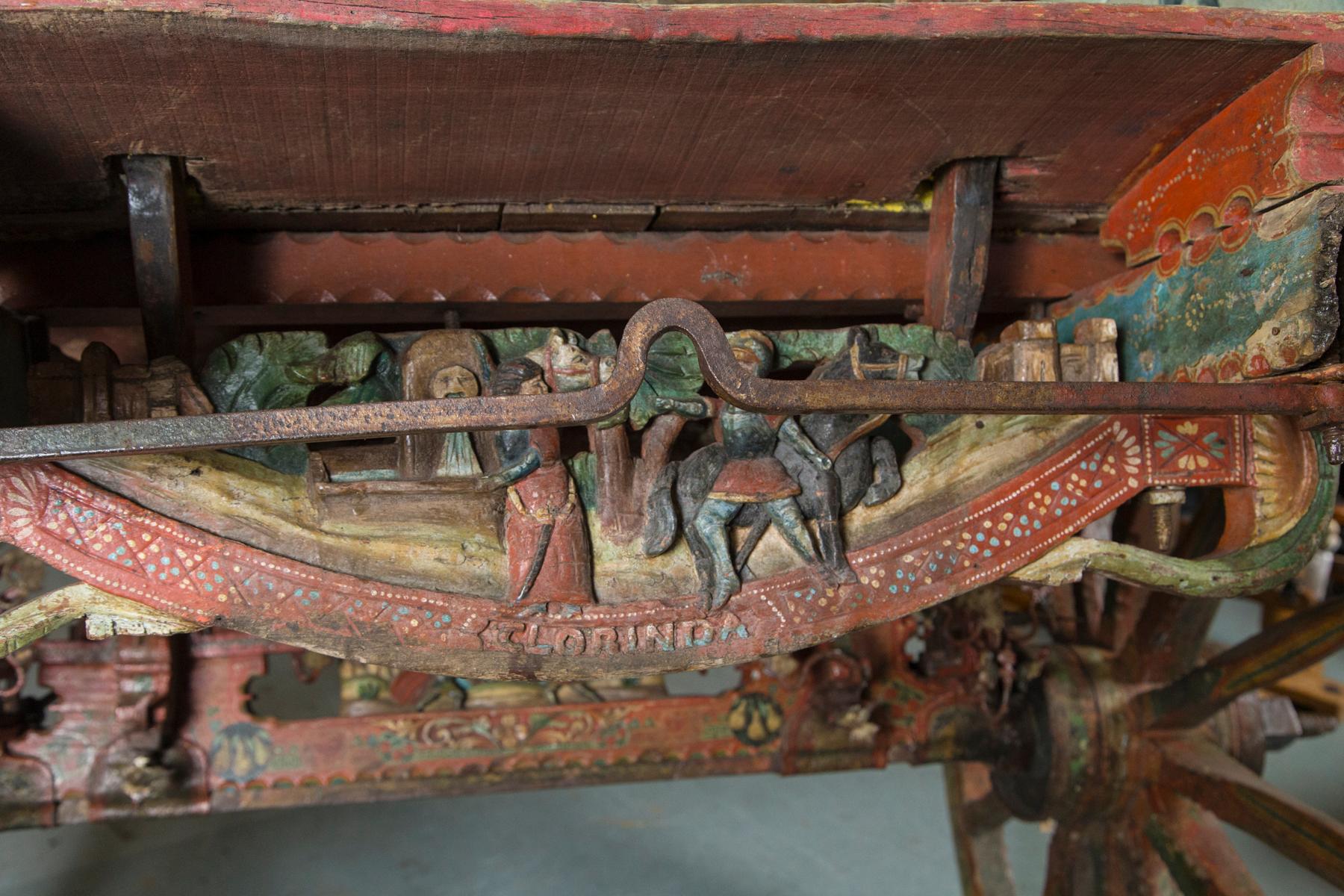 Vintage Sicilian Cart 1