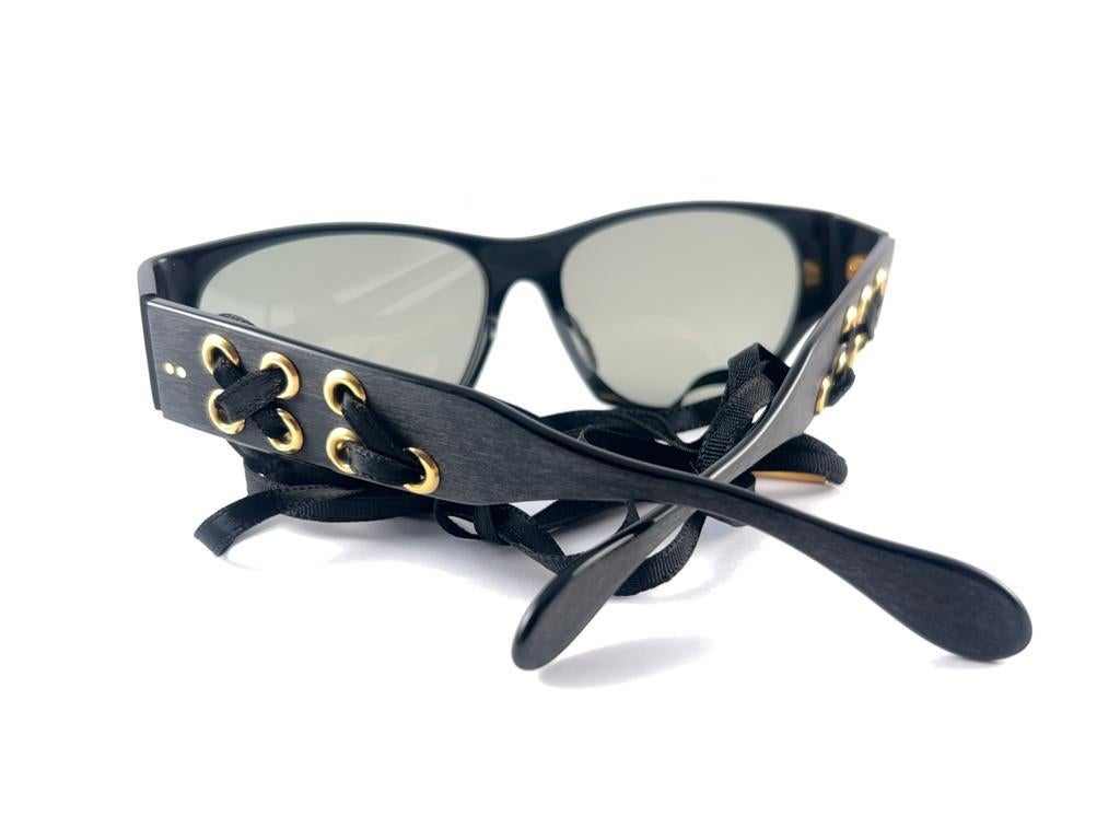 Vintage Silhouette Iconic Corset M3131 Gold Accents 1980'S Austria Sunglasses For Sale 10
