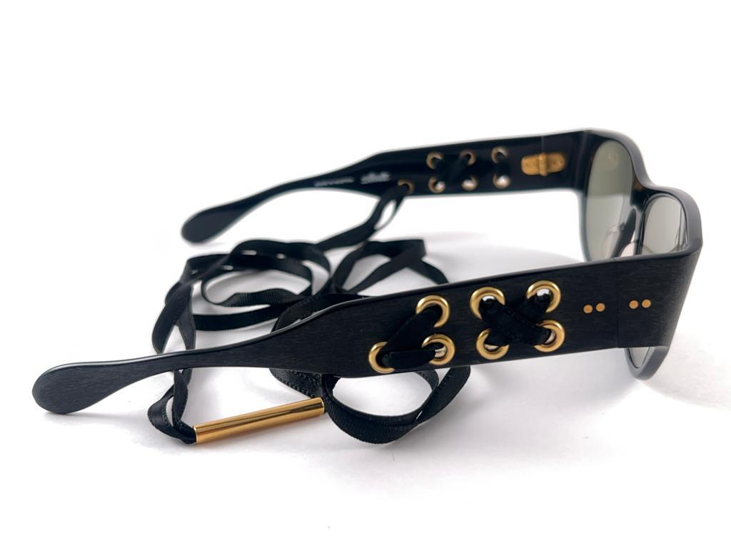 Vintage Silhouette Iconic Corset M3131 Gold Accents 1980'S Austria Sunglasses For Sale 3