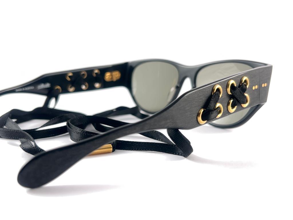Vintage Silhouette Iconic Corset M3131 Gold Accents 1980'S Austria Sunglasses For Sale 5