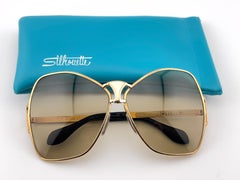 Lunettes de soleil Vintage Byhouette Oversized Gold Full Set 1970's