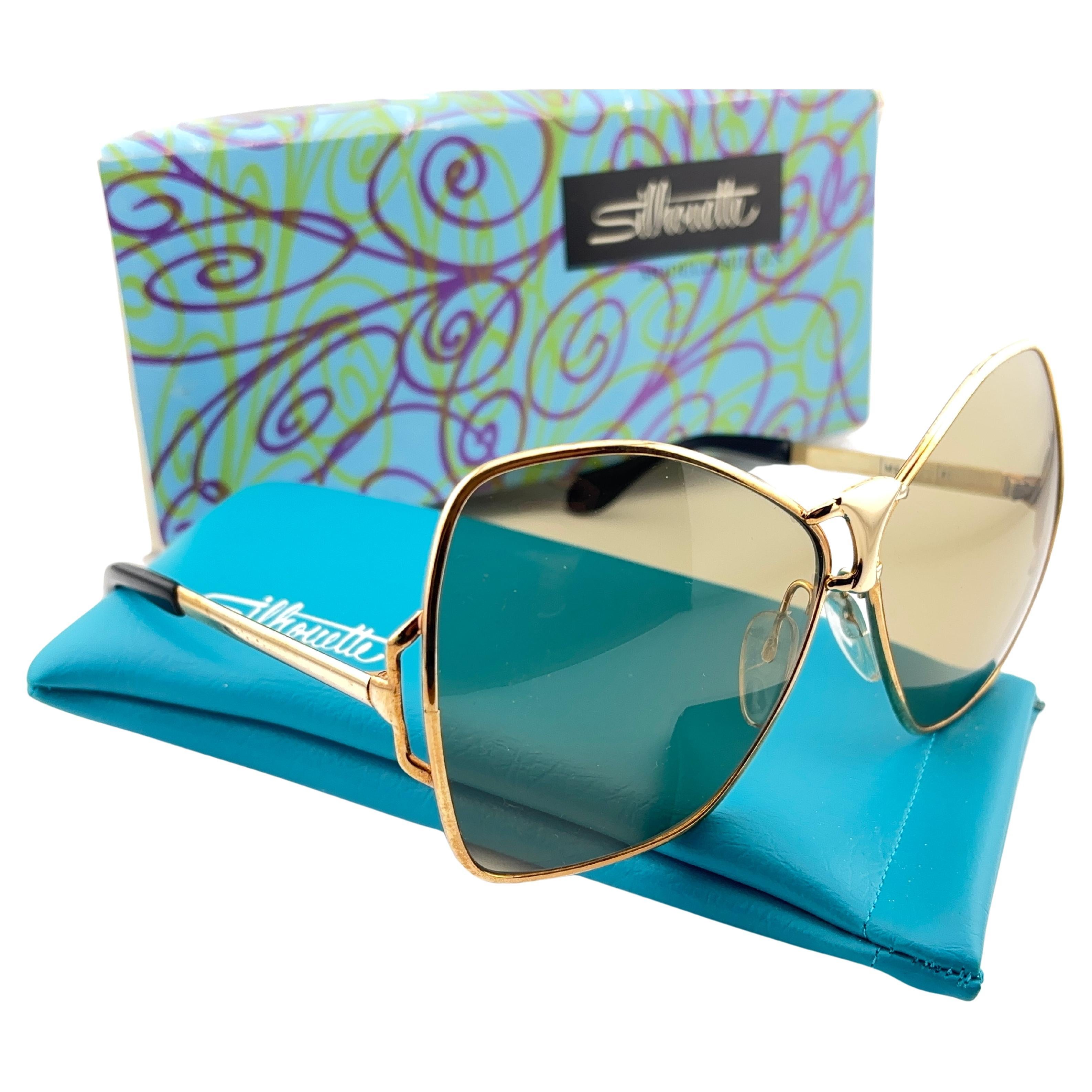 Vintage Silhouette überdimensioniert Gold Full Set 1970
S Sonnenbrille im Angebot