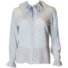 Vintage Silk Blouse by Dana Cote d'Azur