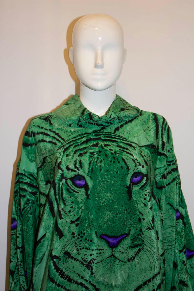Vintage Silk Cats Eye Top by Mizar Italy For Sale at 1stDibs