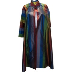 Vintage Silk Evening Coat