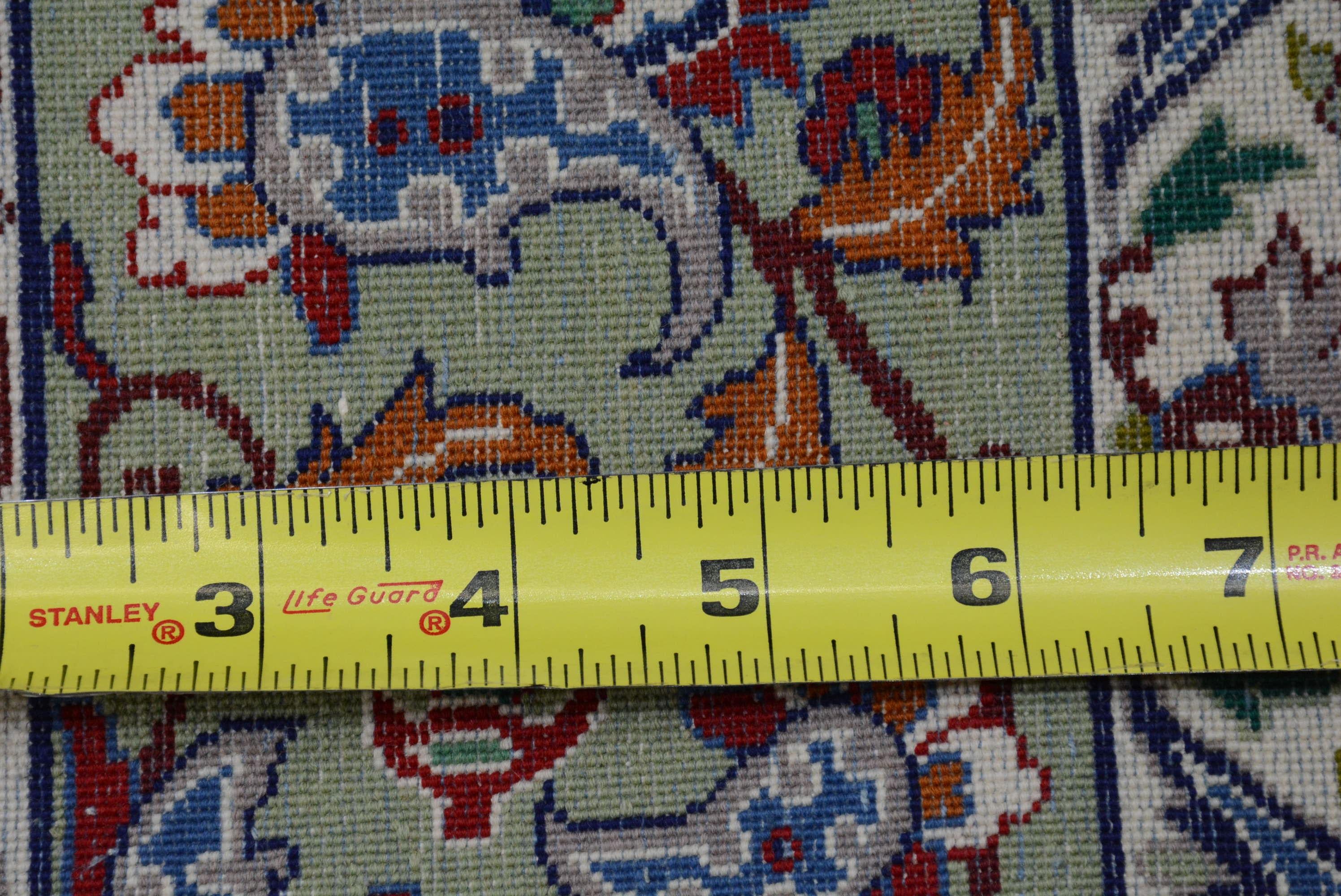 Vintage Silk Foundation Isfahan Rug  For Sale 2