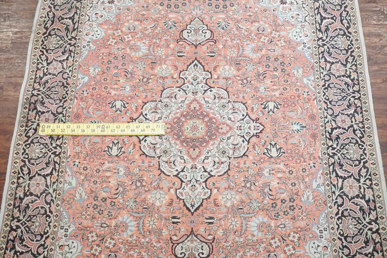 Vintage Silk Kashmir Rug For Sale at 1stDibs