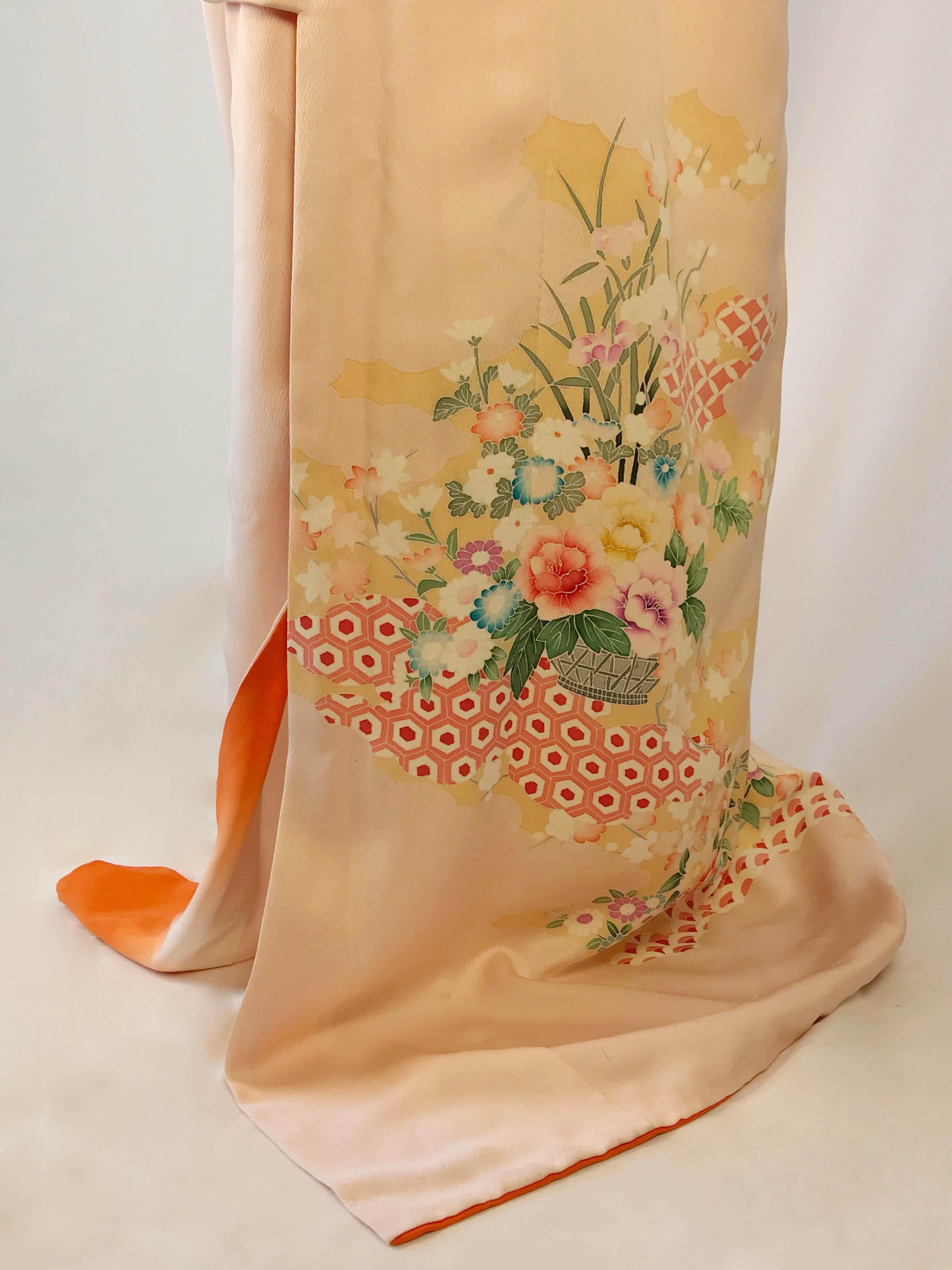Women's or Men's Vintage Silk Kimono