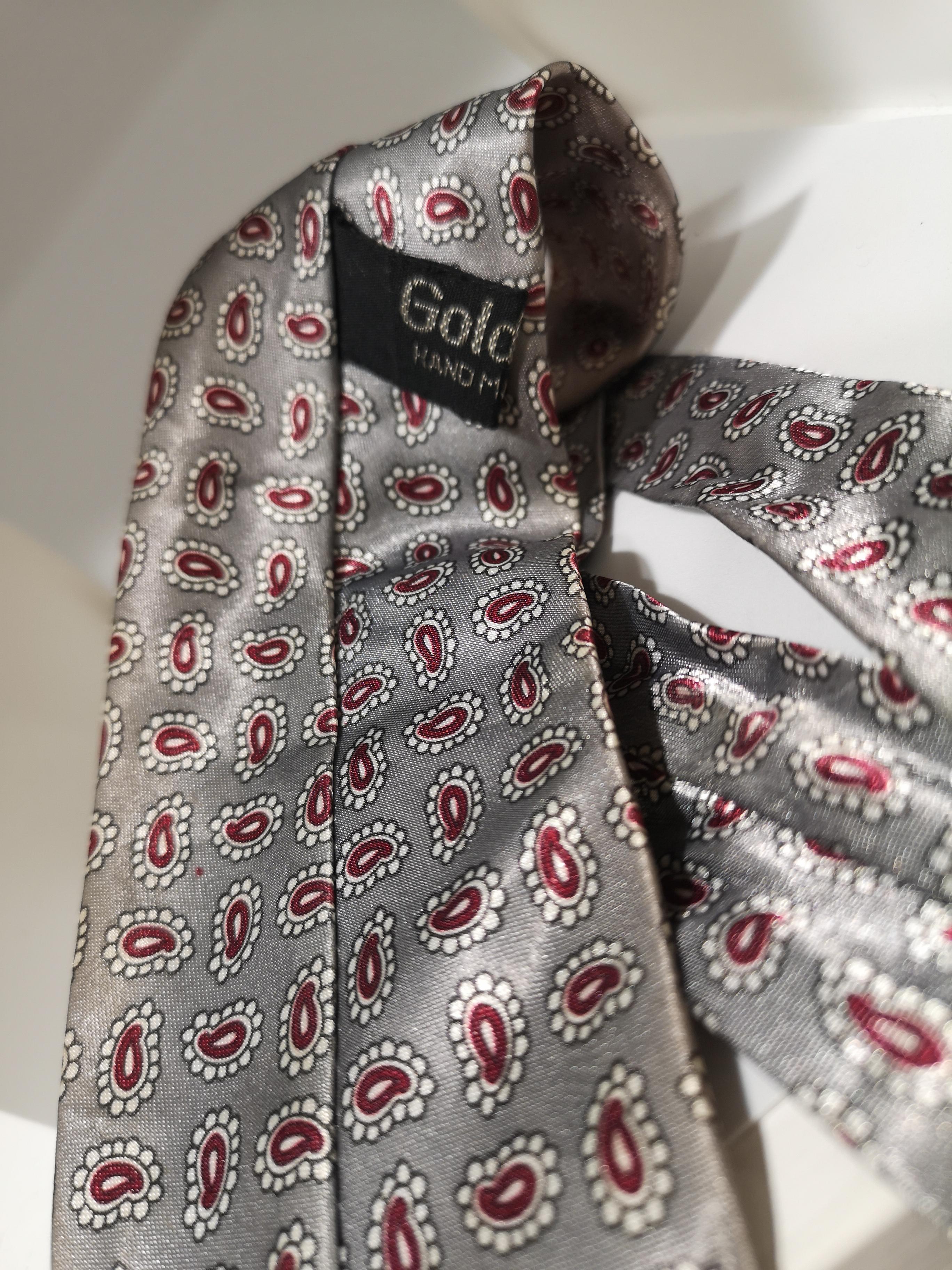 Men's Vintage silk mulicoloured tie
