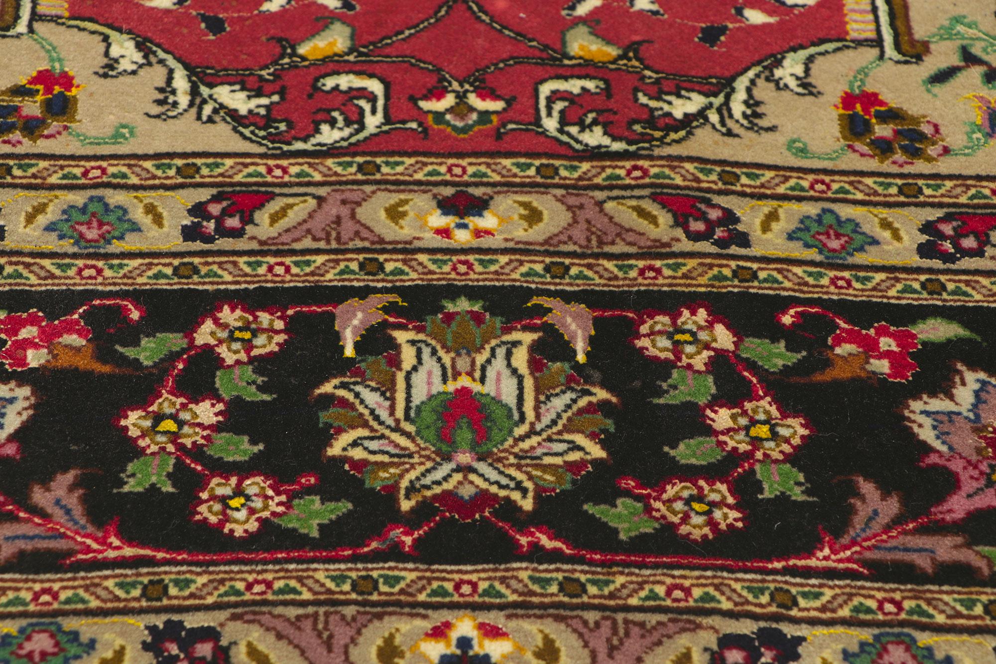 Persischer Tabriz-Teppich aus Seide (20. Jahrhundert) im Angebot