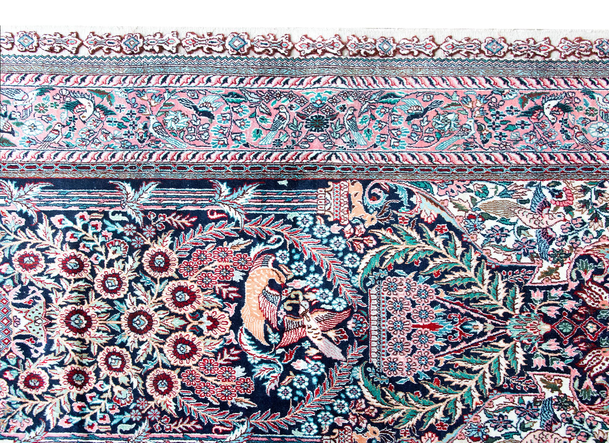 Vintage Silk Prayer Rug For Sale 5